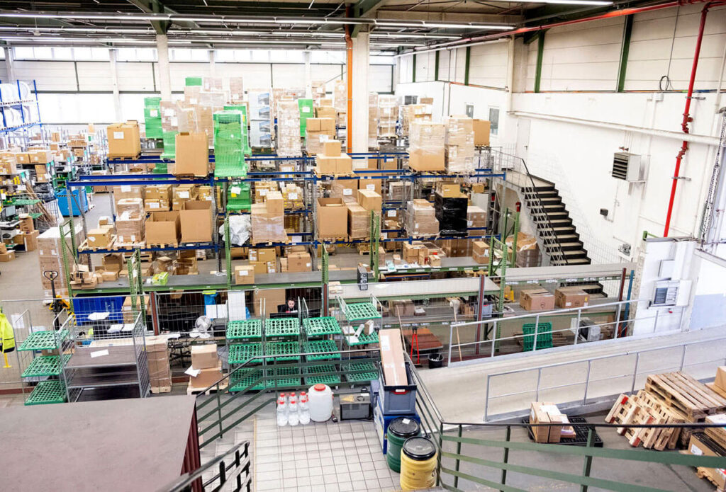 LOEWE Industriepark Bielefeld Hochregallager