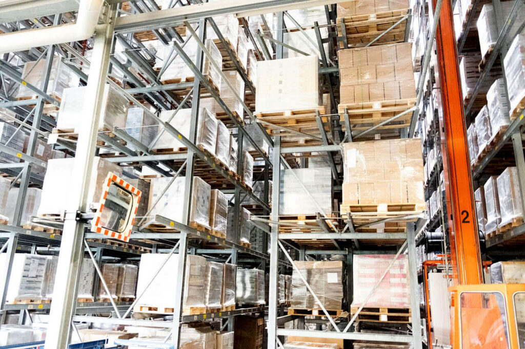LOEWE Industriepark Bielefeld Hochregallager